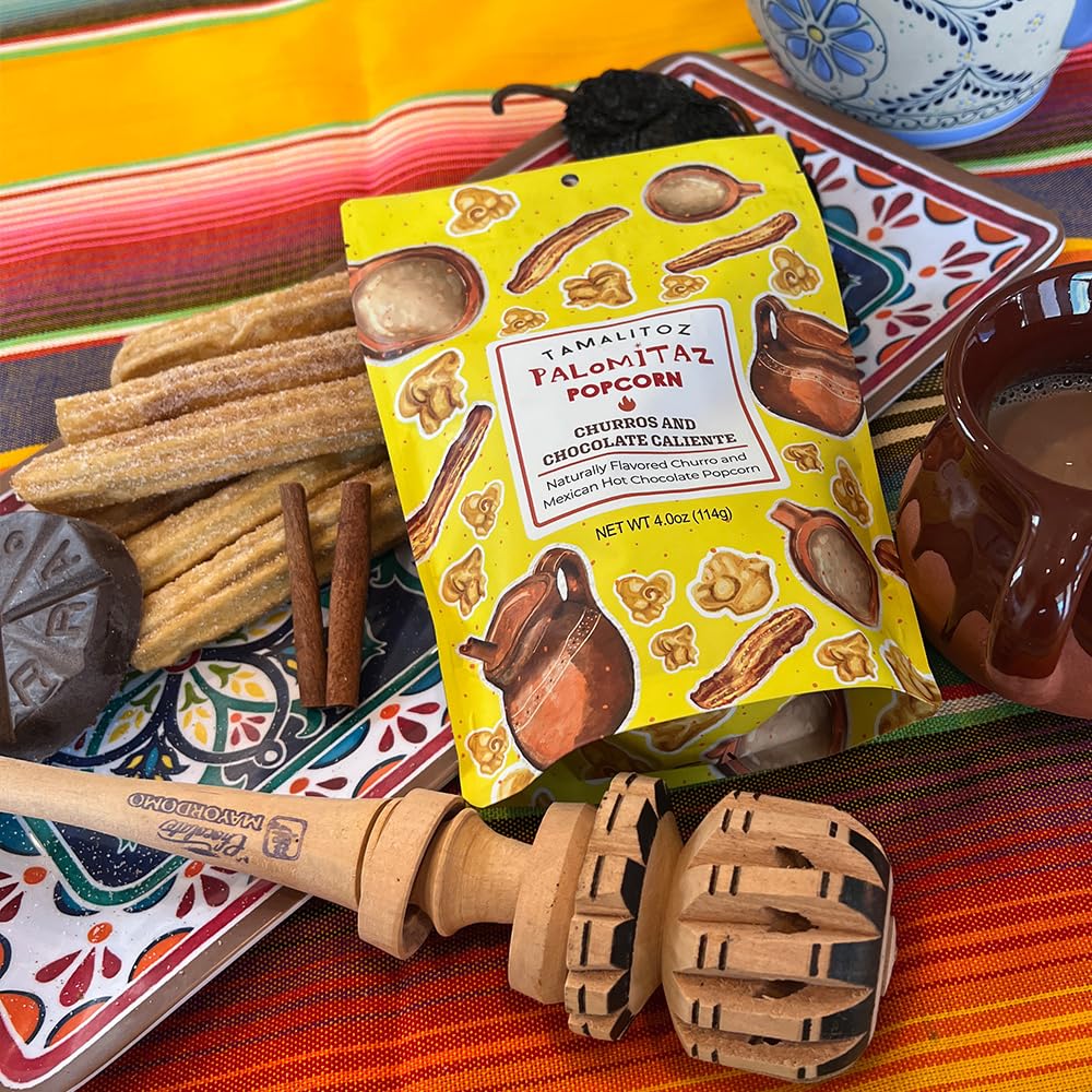 Tamalitoz by Sugarox Churro and Chocolate Caliente Palomitaz Popcorn 2 pack