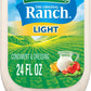 Hidden Valley Light Ranch Condiment and Dressing, Easy Squeeze Bottle, 24 Fl Oz (Package May Vary)