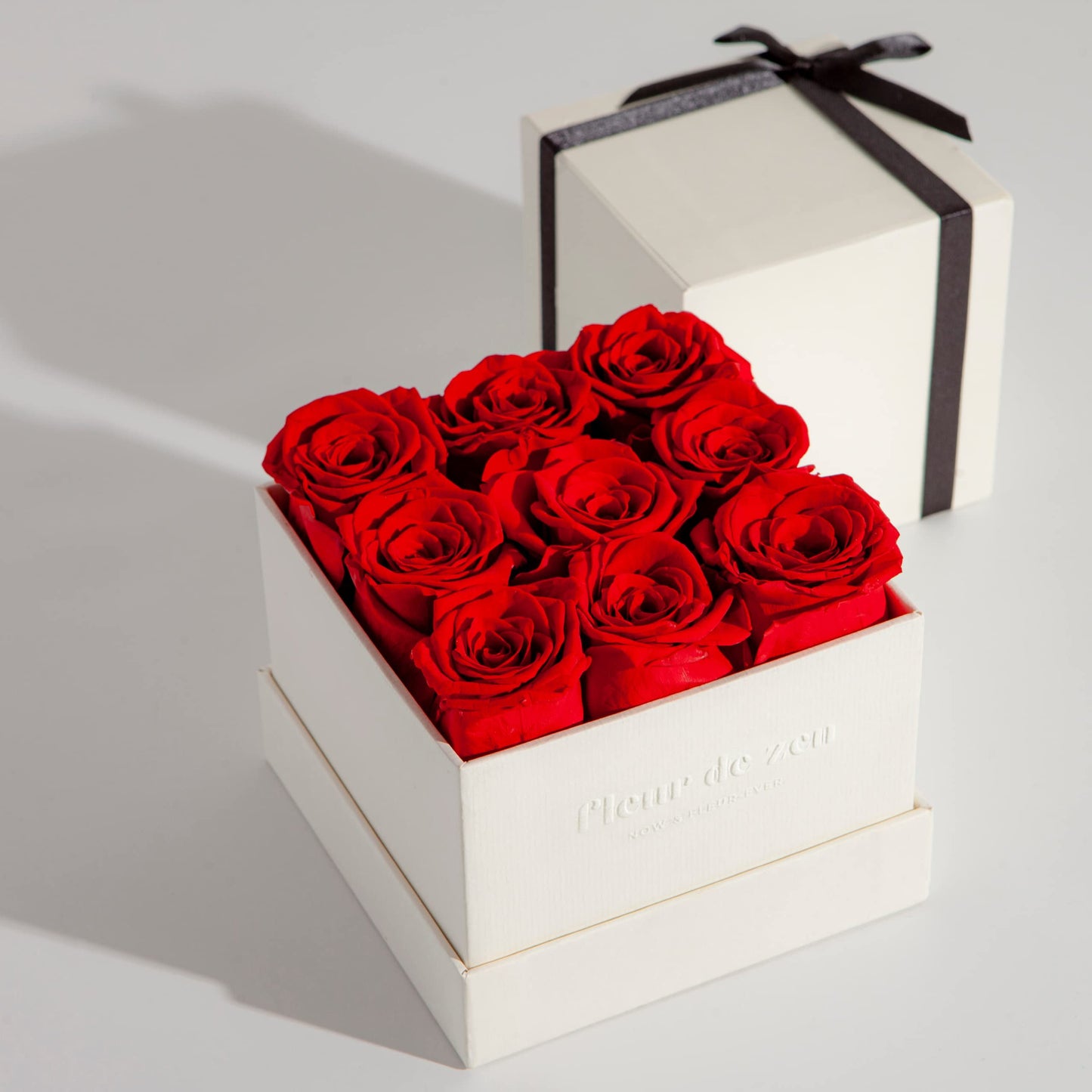 Fleur De Zen Forever Roses In A Box | Gift-Ready Preserved Roses In A Box | 100% Real Flowers For Delivery Prime | Valentines Da