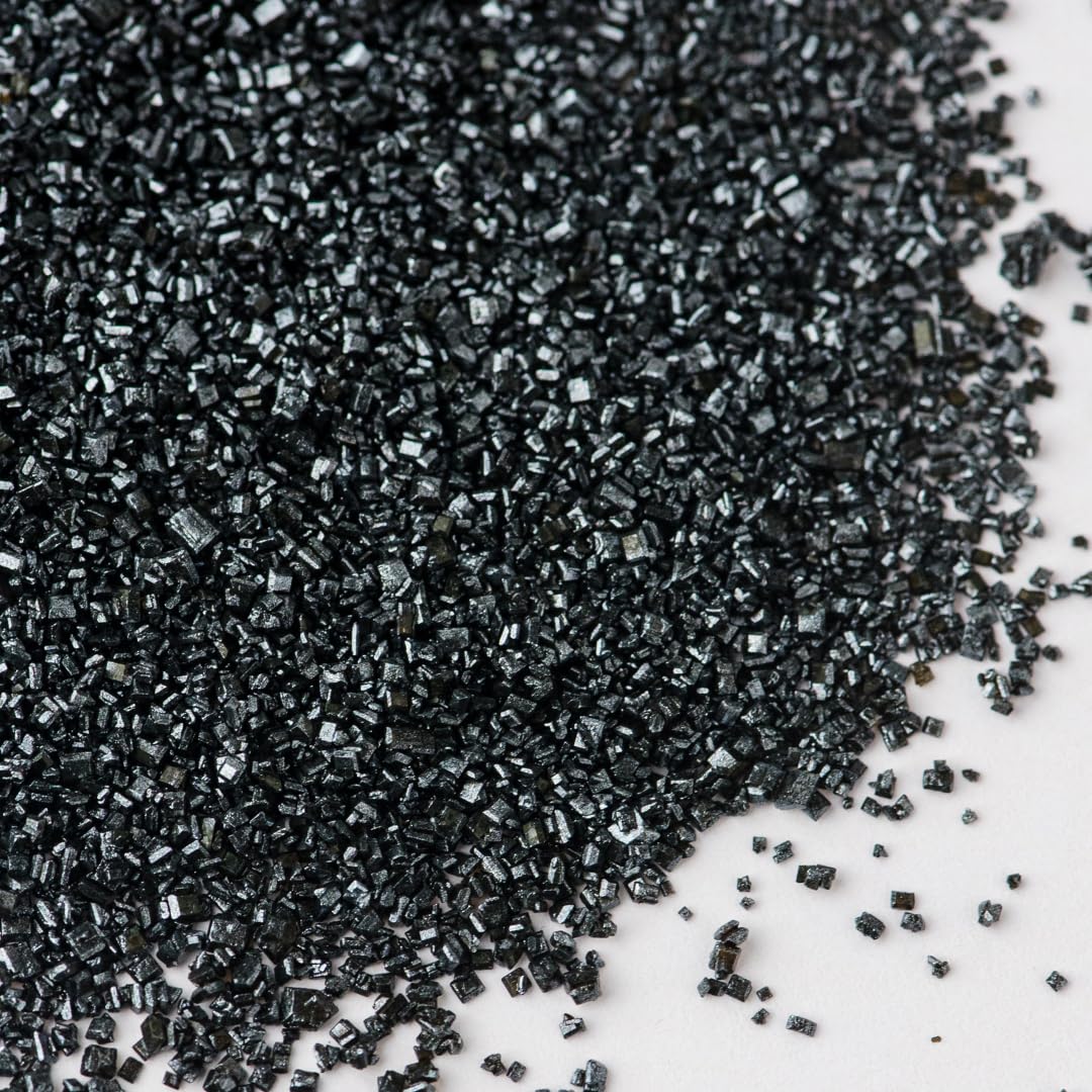 Sweets Indeed Sprinkles  Edible Sprinkle Sugar Mix  Perfect for Cake Decorations  Baking  Ice Cream  Cookies  Cupcake Topper  5 ounces (Black)
