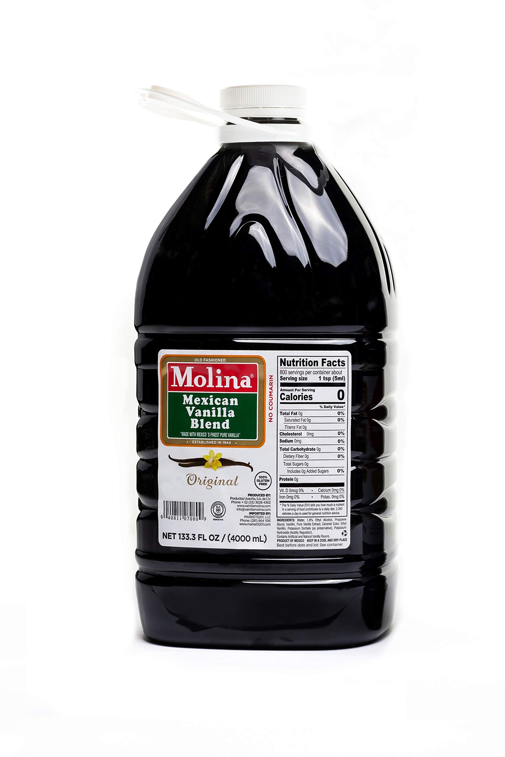 Molina Vanilla Blend 135.3oz (4l /1 gal)