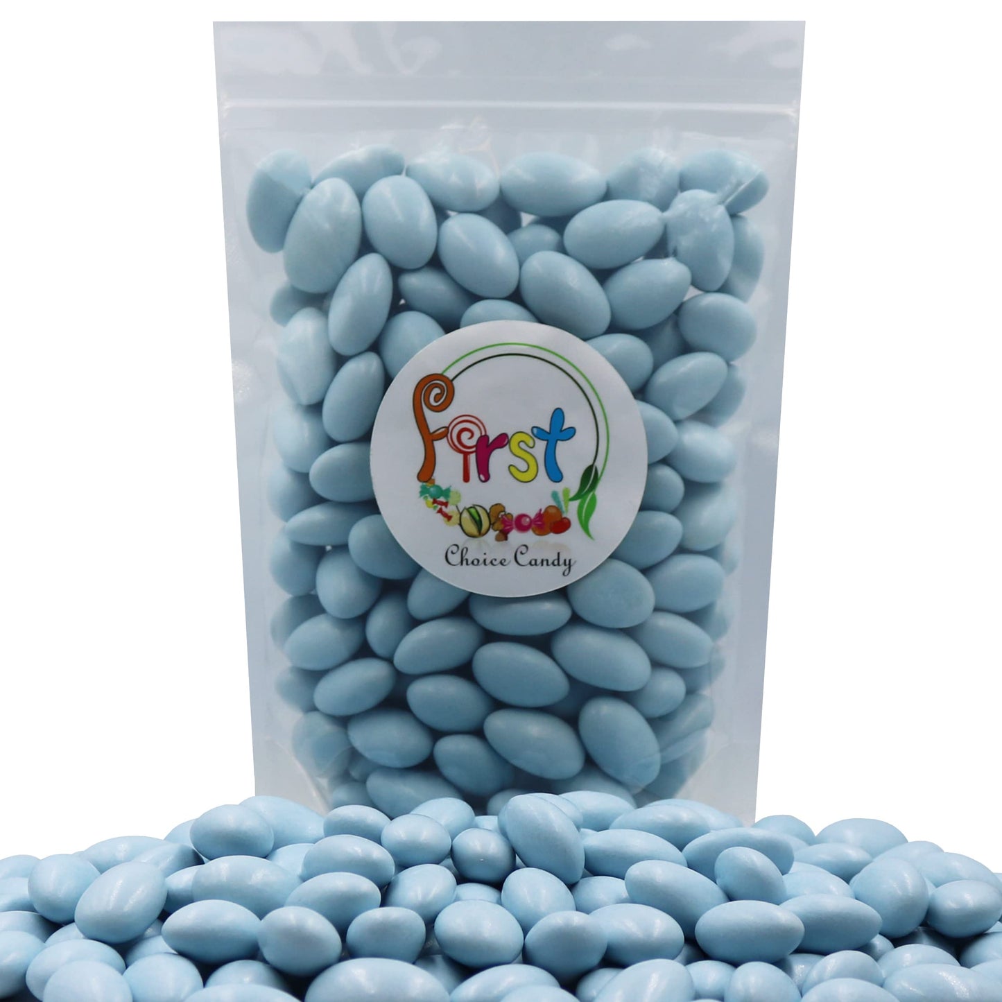 Firstchoicecandy Jordan Almonds (10 Pound, Baby Blue)