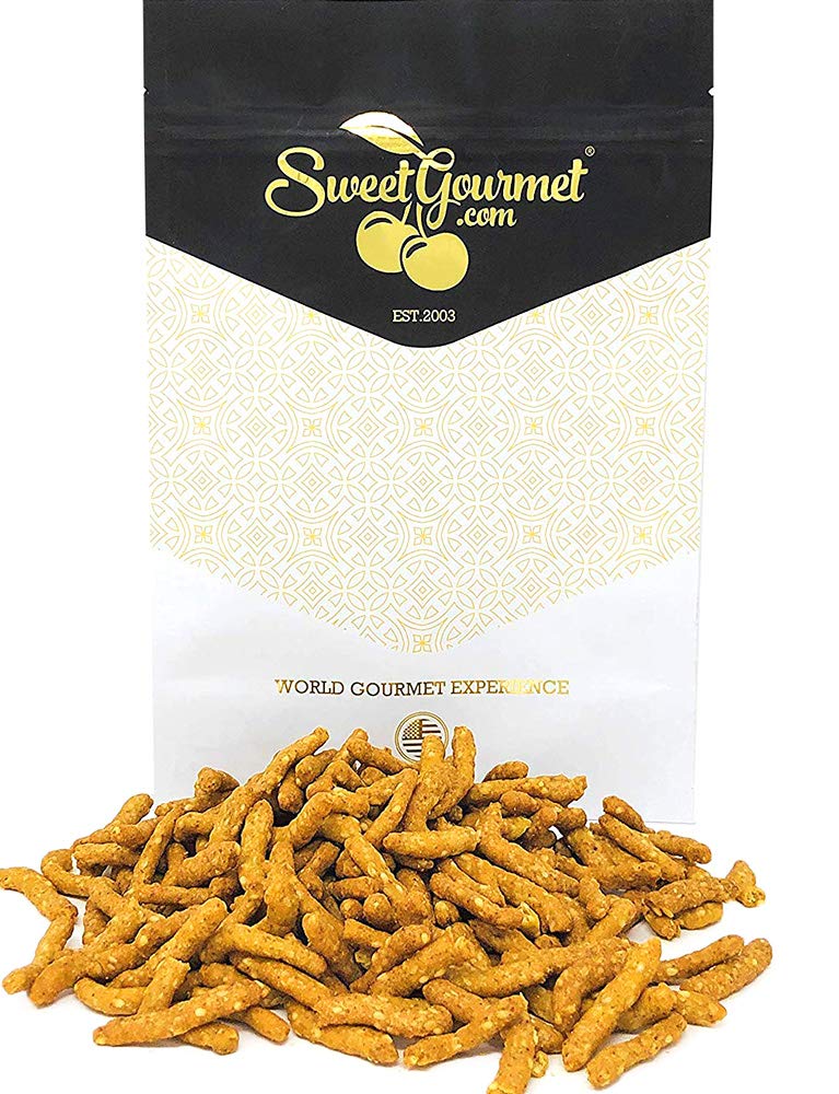 Sweetgourmet Narrow Salted Sesame Sticks | 15 Oz Bag