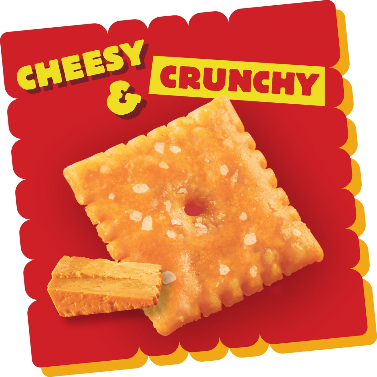 Cheez-It Cheese Crackers, Baked Snack Crackers, Lunch Snacks, Original (48 Pouches)