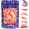 Fruidles Gummi Teeth Candy, Delicious Fruit Flavors Gummies (1 Pound)