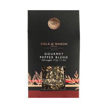 Cole & Mason Gourmet Peppercorn Refill Box - Freshly Ground Flavor For Your Culinary Creations 5.3Oz