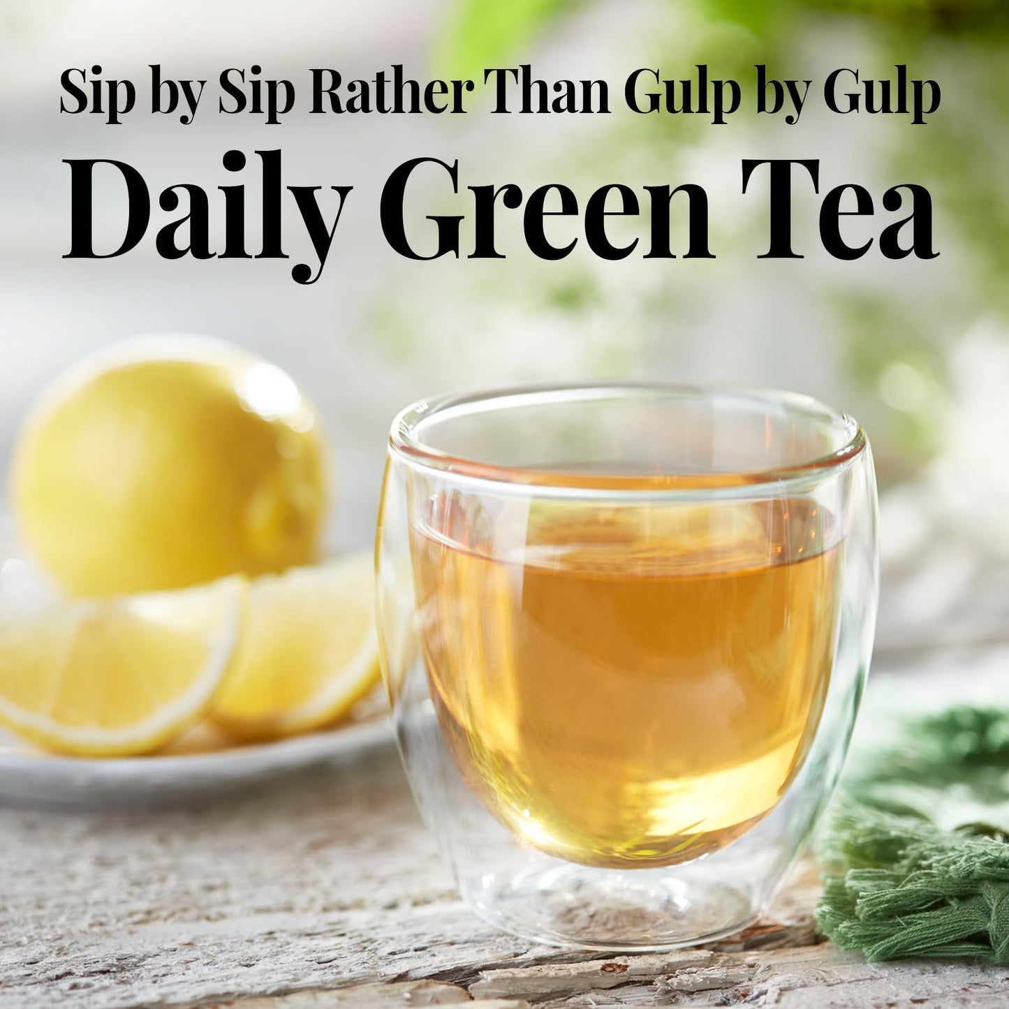 The Republic of Tea Honey Ginseng Green Tea, 50 Tea Bags, Flavored Gourmet, Caffeinated, Pack of 1