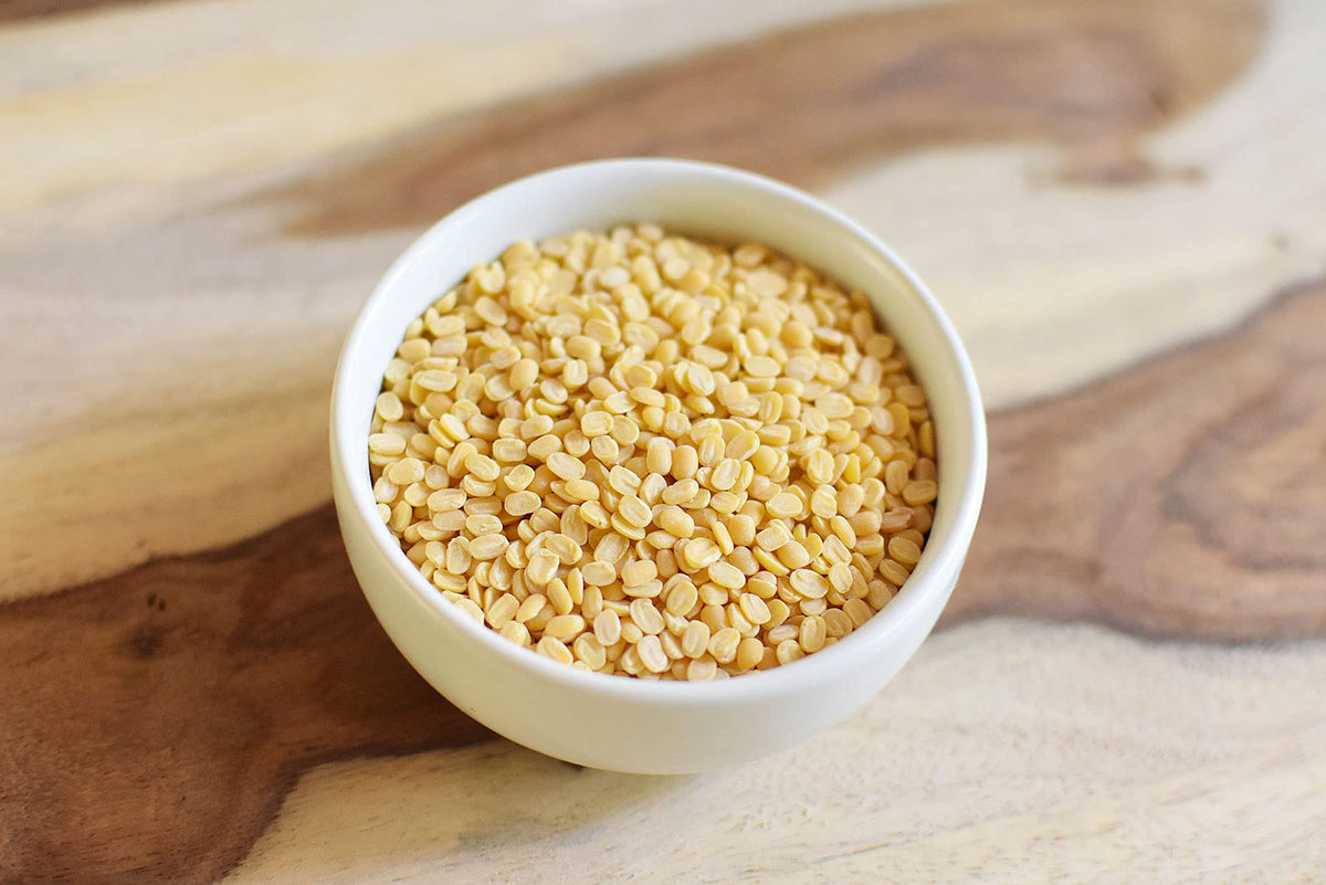 Anthonys Organic Split Yellow Mung Bean, 2 lb, Moong Dal, Gluten Free, Non GMO, Vegan