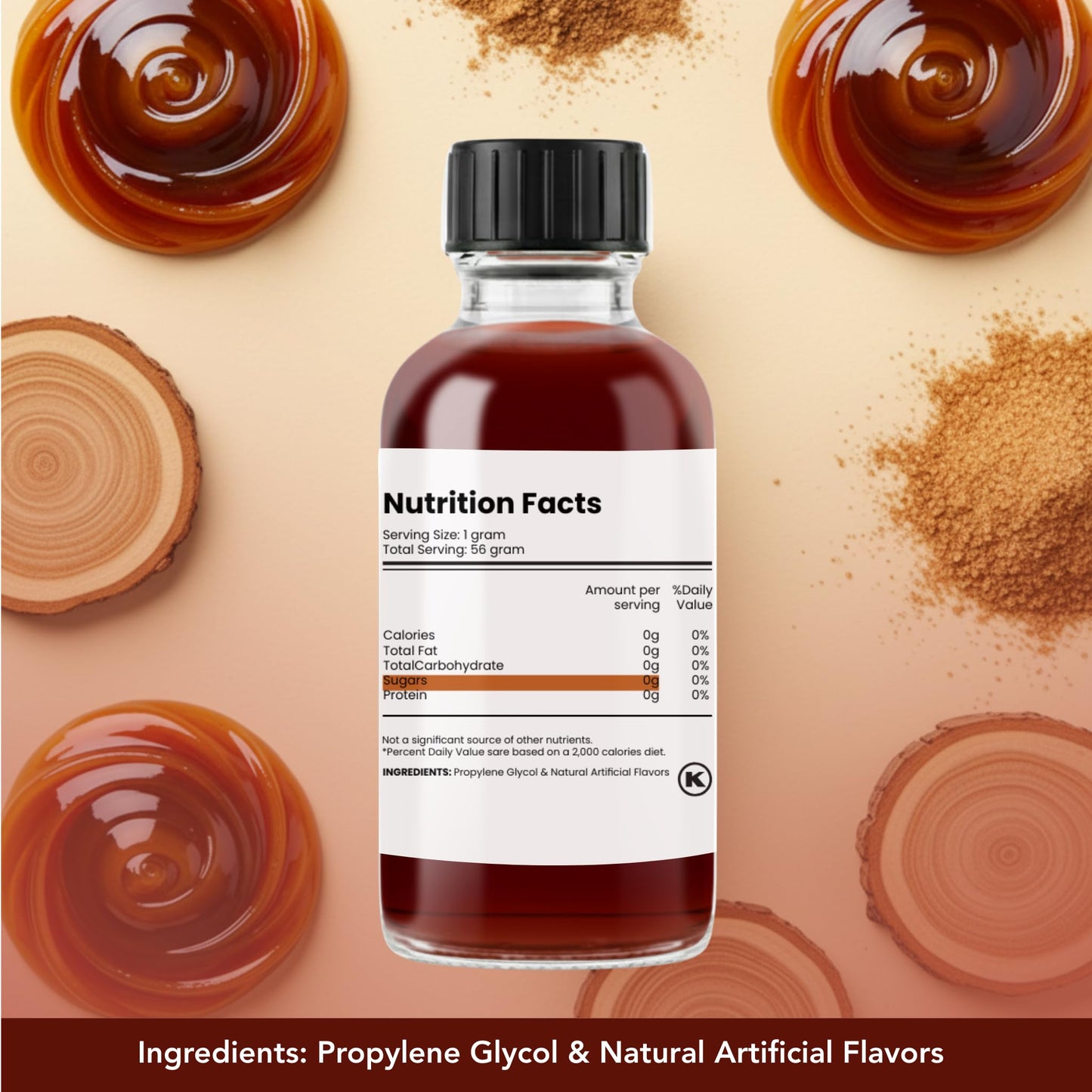 Dolce Flav Maple Extract - 2 Ounce Water-Soluble Multipurpose Flavoring Ideal for Baked Goods  Beverages  Coffee  Desserts & Ice Cream - Perfect Kitchen Gift for Holidays