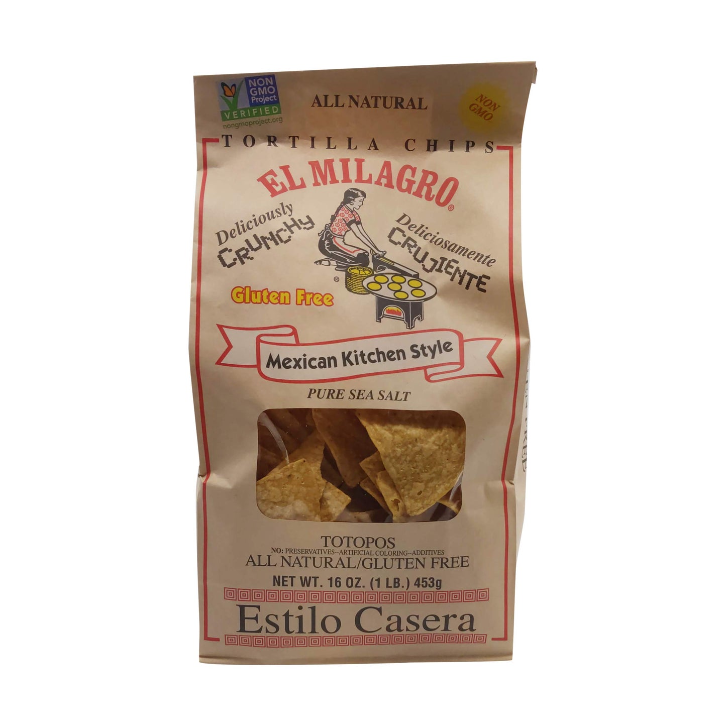 El Milagro Salted Tortilla Chips, 16 oz