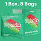 Kiss My Keto Gummies Candy - Low Carb Watermelon Candy Gummy, Keto Snack Pack - Healthy Candy Gummys - Vegan Candy, Keto Gummy C