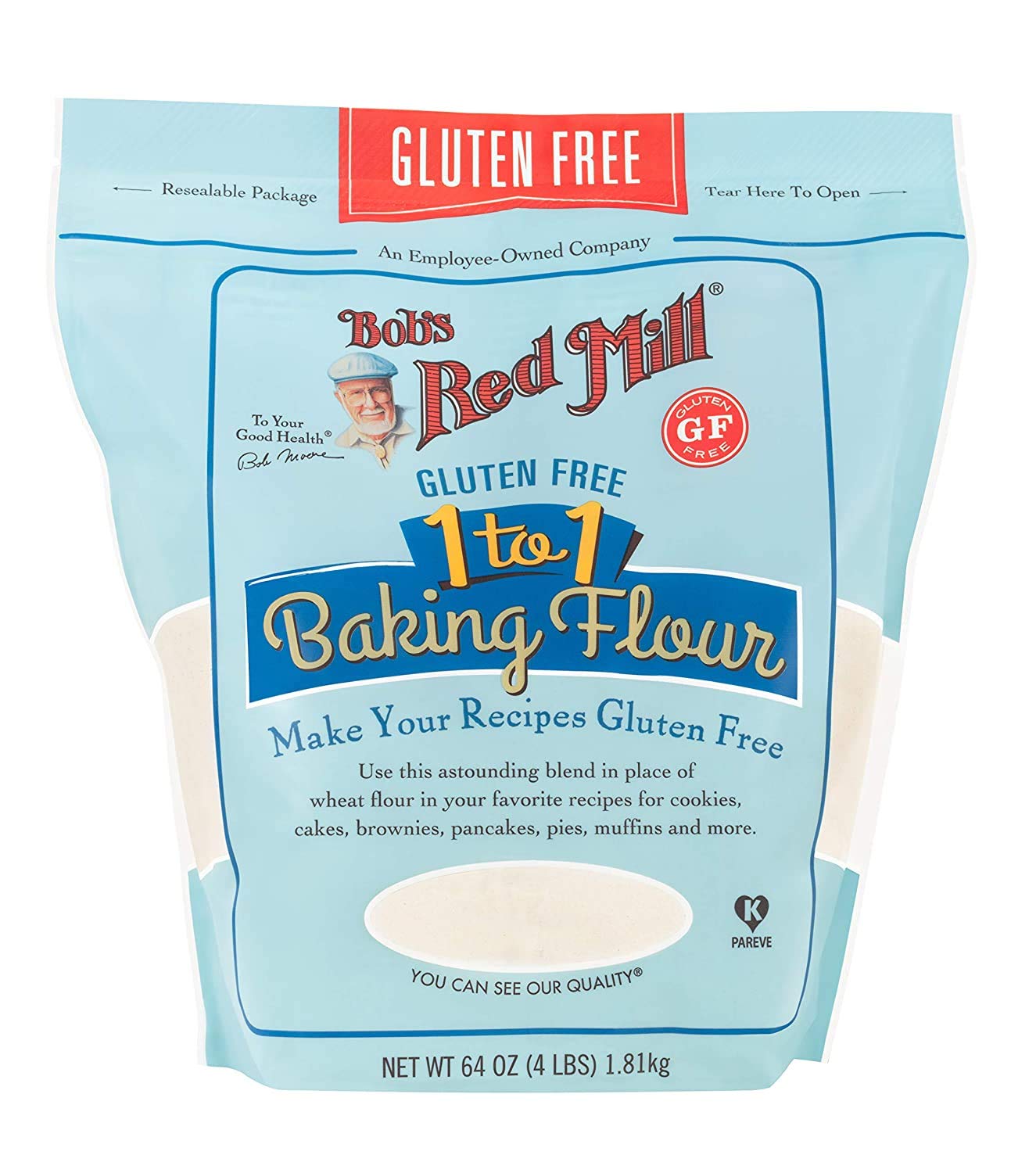 Bob s Red Mill, 1 To 1 Baking Flour (Pack of 2)