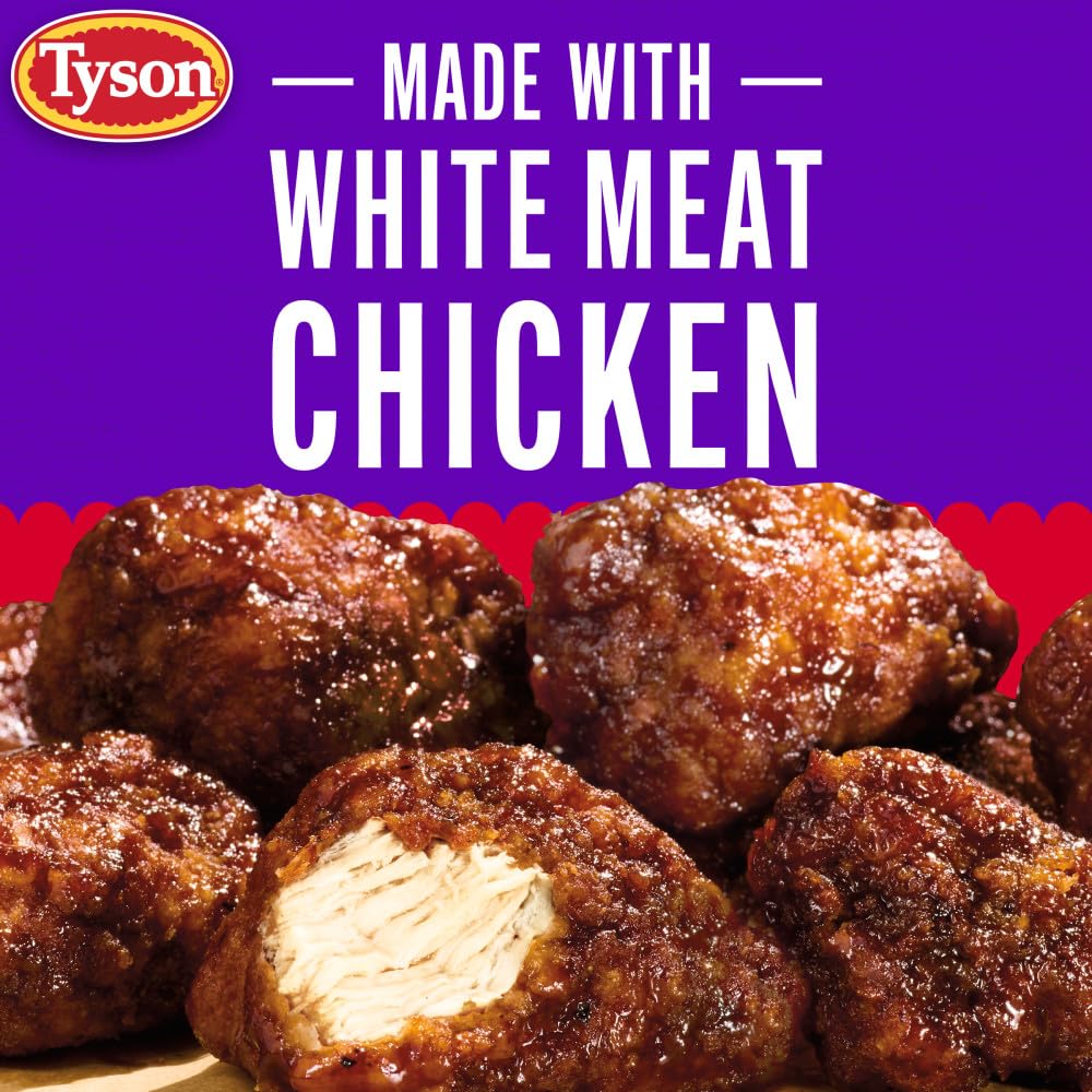 Tyson Anytizers, Sweet BBQ Boneless Chicken Bites, 24 Ounce.