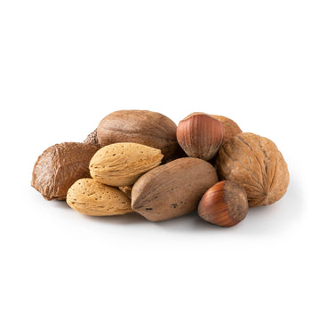 Nuts U.S. – Mixed Nuts In Shell (Almonds, Walnuts, Hazelnuts, Pecans, Brazil Nuts) | No Added Colors And No Artificial Flavors | Fresh Buttery Taste And Raw |Packed In Resealable Bags!!! (1 Lb)