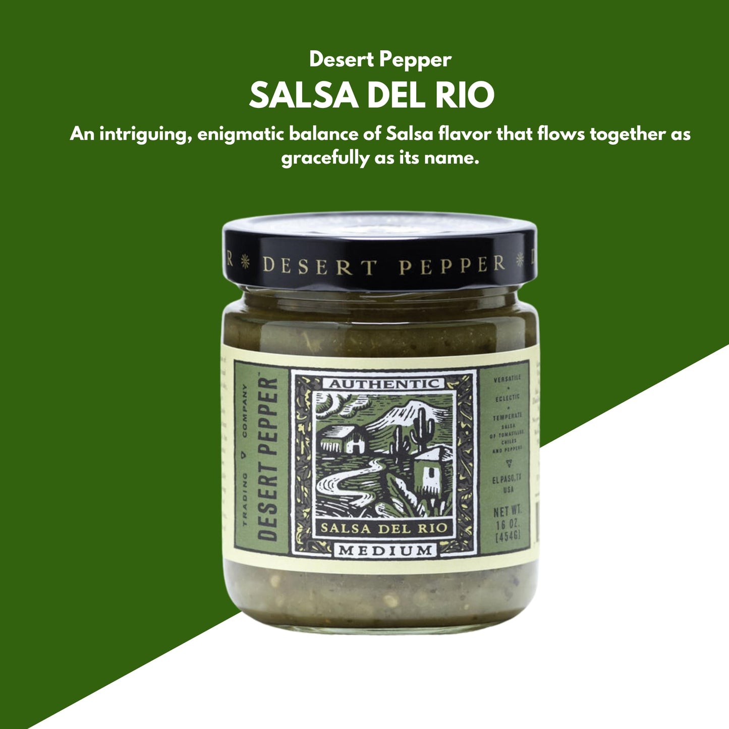 Desert Pepper Salsa Del Rio Medium - 1 Pack - Model 23305