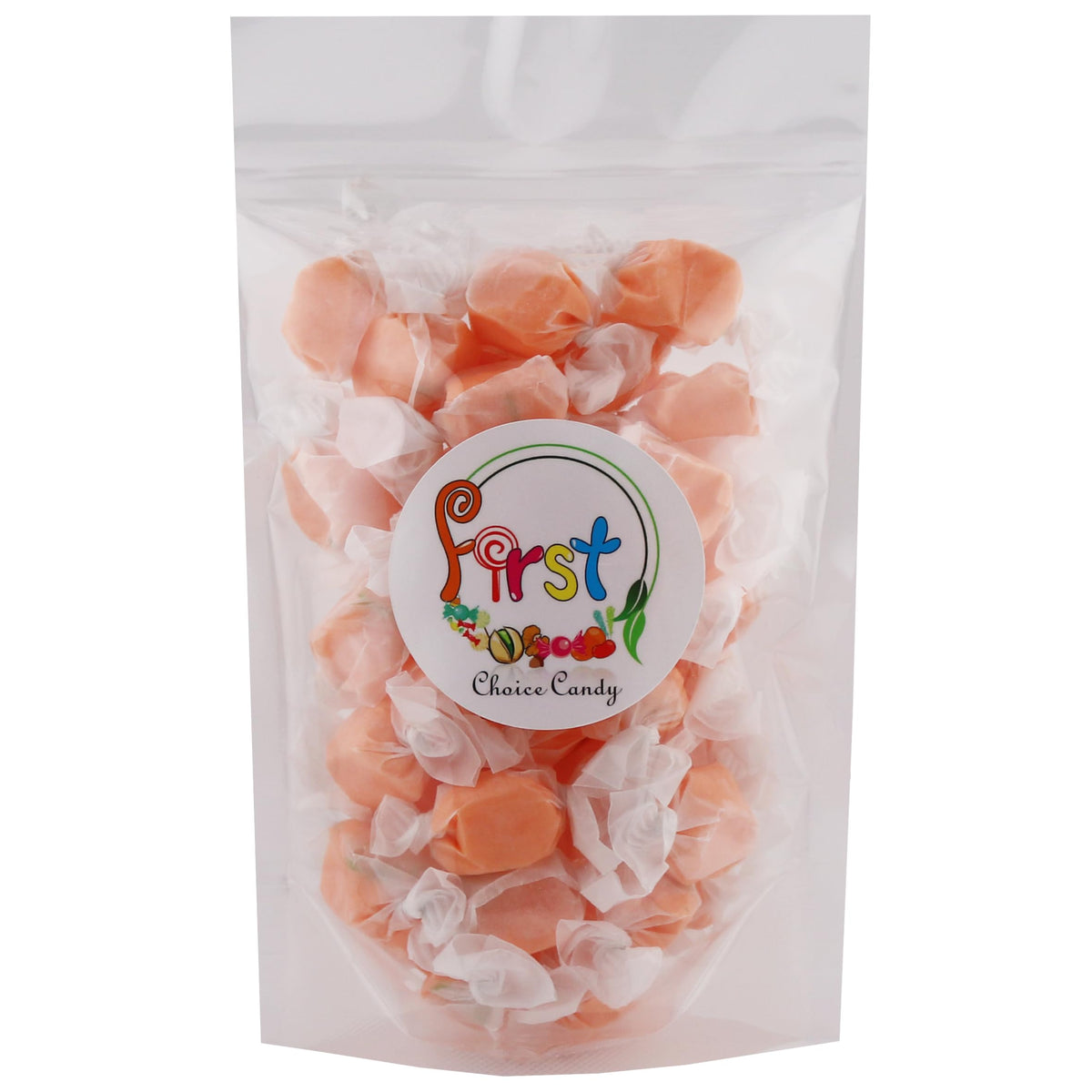 Firstchoicecandy All Flavor Saltwater Taffy (Peach, 3 Pound)
