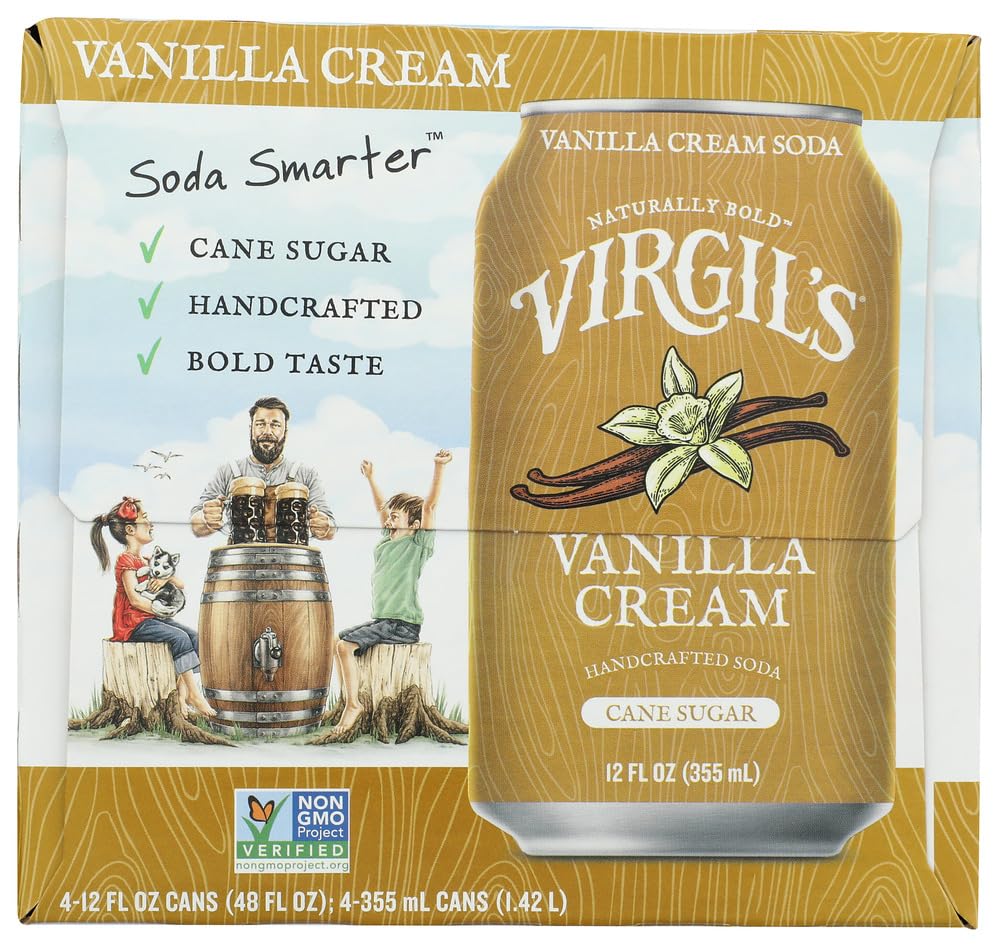 SODA VAN CREAM 4PK CANS