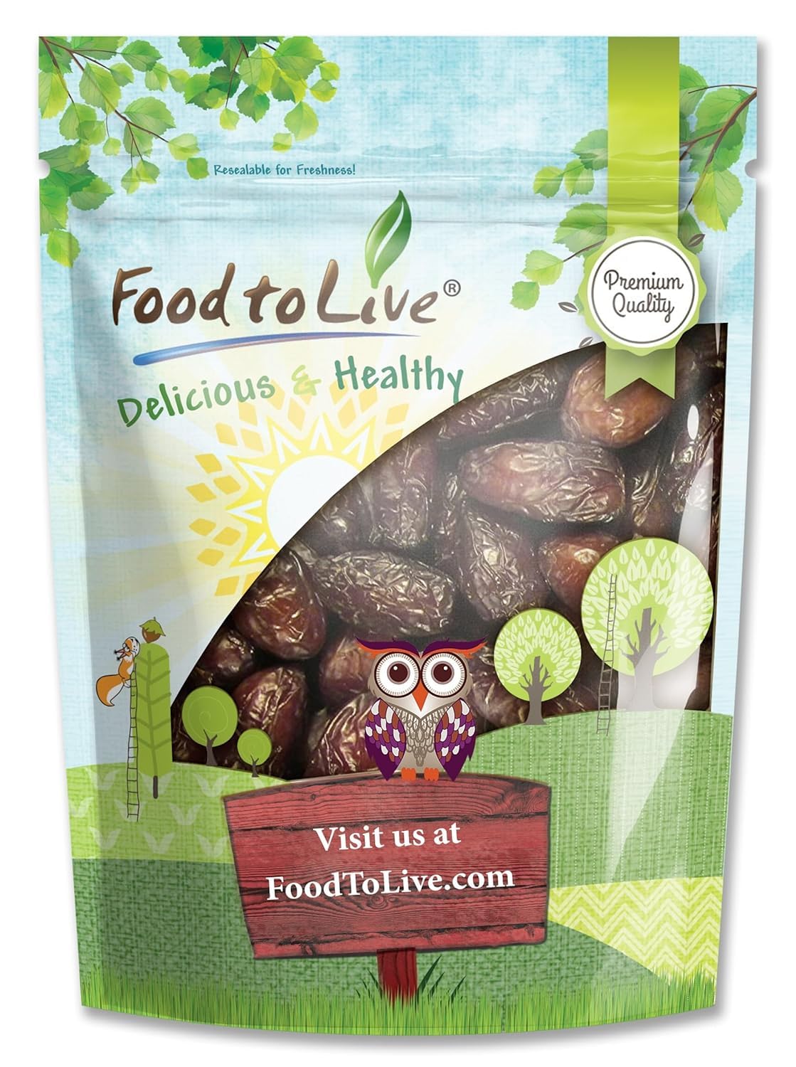 Medjool Dates, 2 Pounds - Non-GMO Verified, Raw, Vegan, Sirtfood