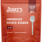 Judees Unmodified Potato Starch 4 lb - Just One Ingredient - Great for Breading, Thickening, Cooking, and Baking - 100% Non-GMO,