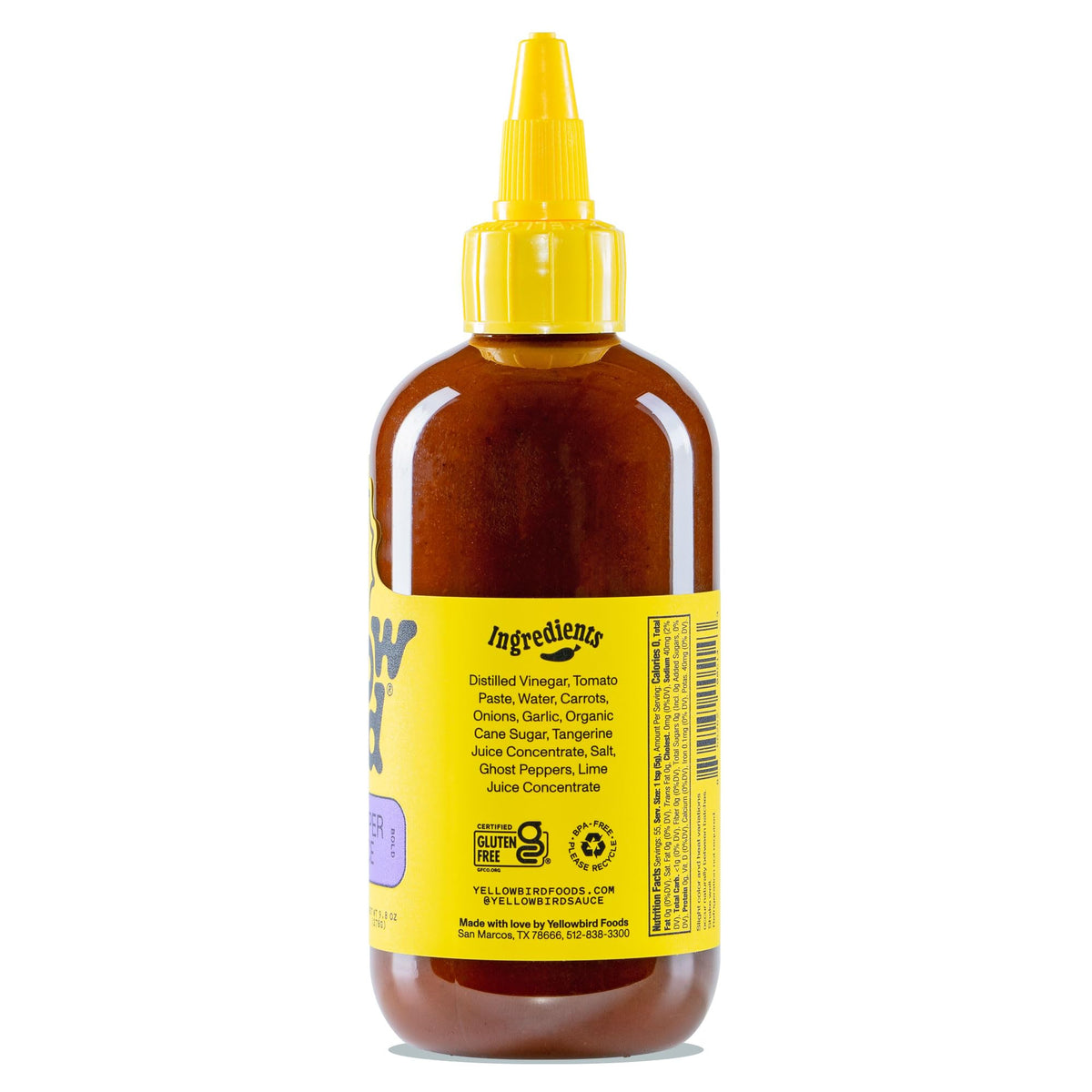 Yellowbird Sauce Ghost Pepper Condiment - Case of 6 - 9.8 OZ(D0102HXP19Y.)