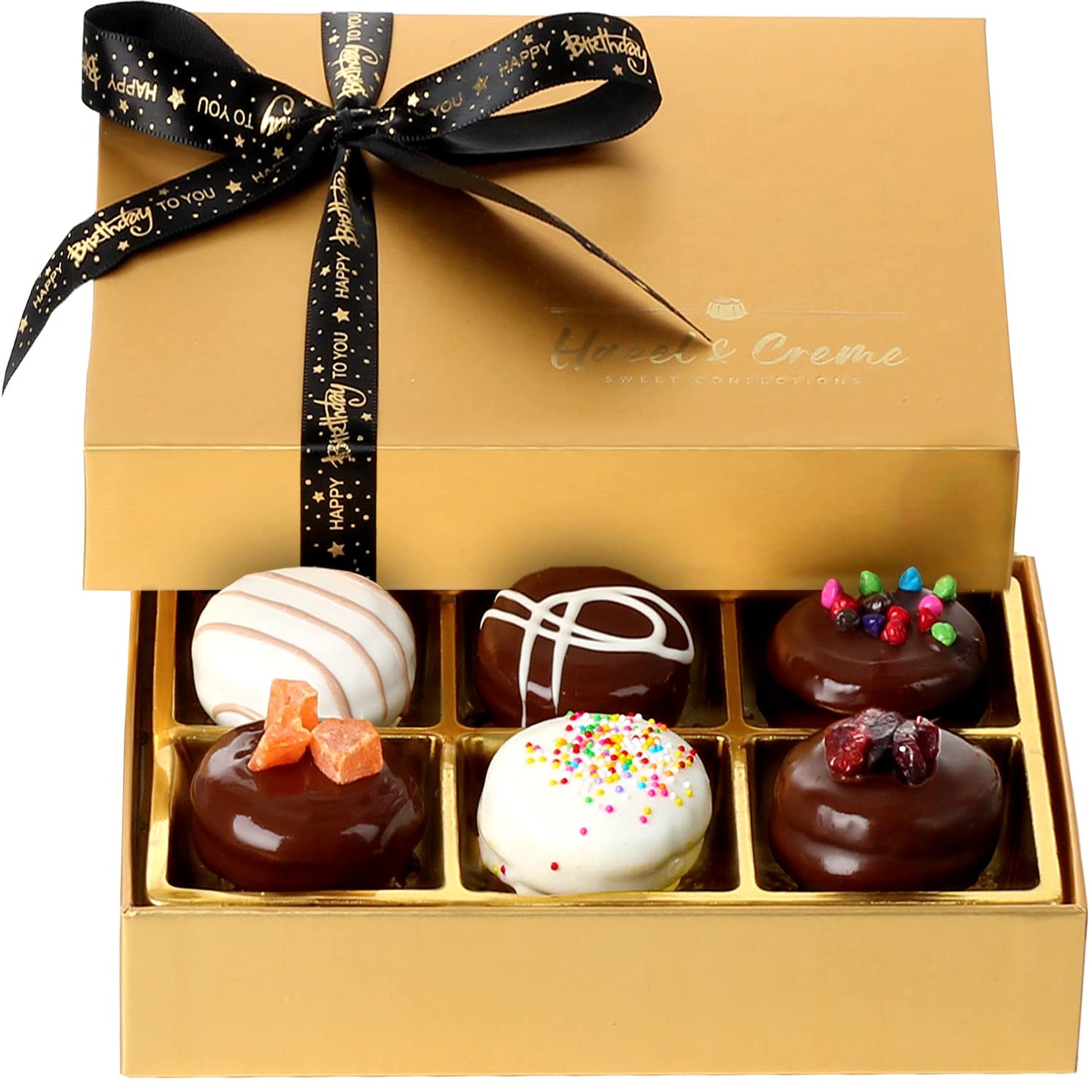 Birthday Cookie Gift - Happy Birthday Cookies - Handcrafted Gourmet Food Gifts - Kosher Vegan