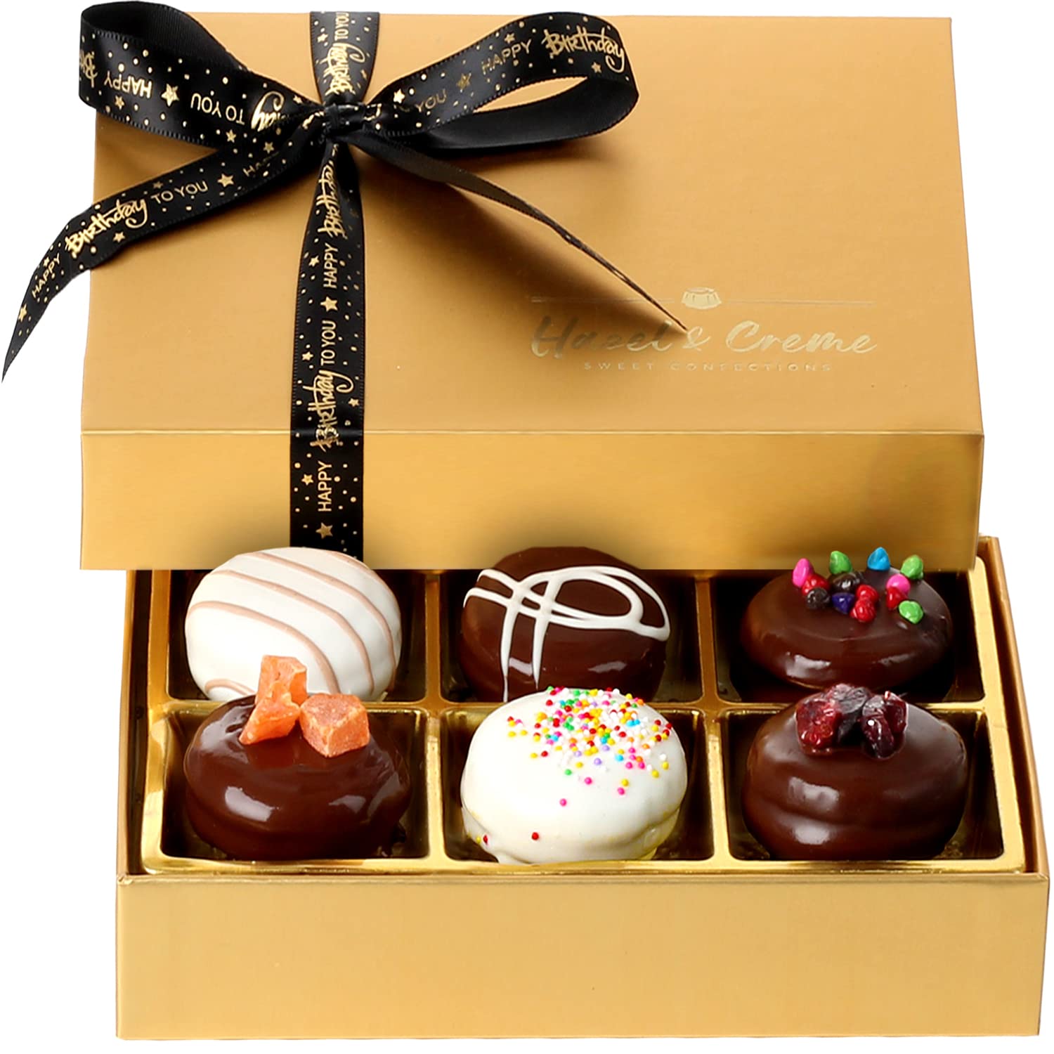Birthday Cookie Gift - Happy Birthday Cookies - Handcrafted Gourmet Food Gifts - Kosher Vegan