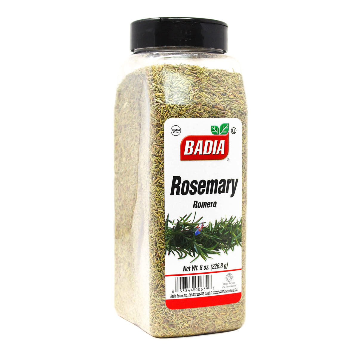 Badia Rosemary Leaves – Dried Culinary Herb, 8 Ounce (Pack of 1)