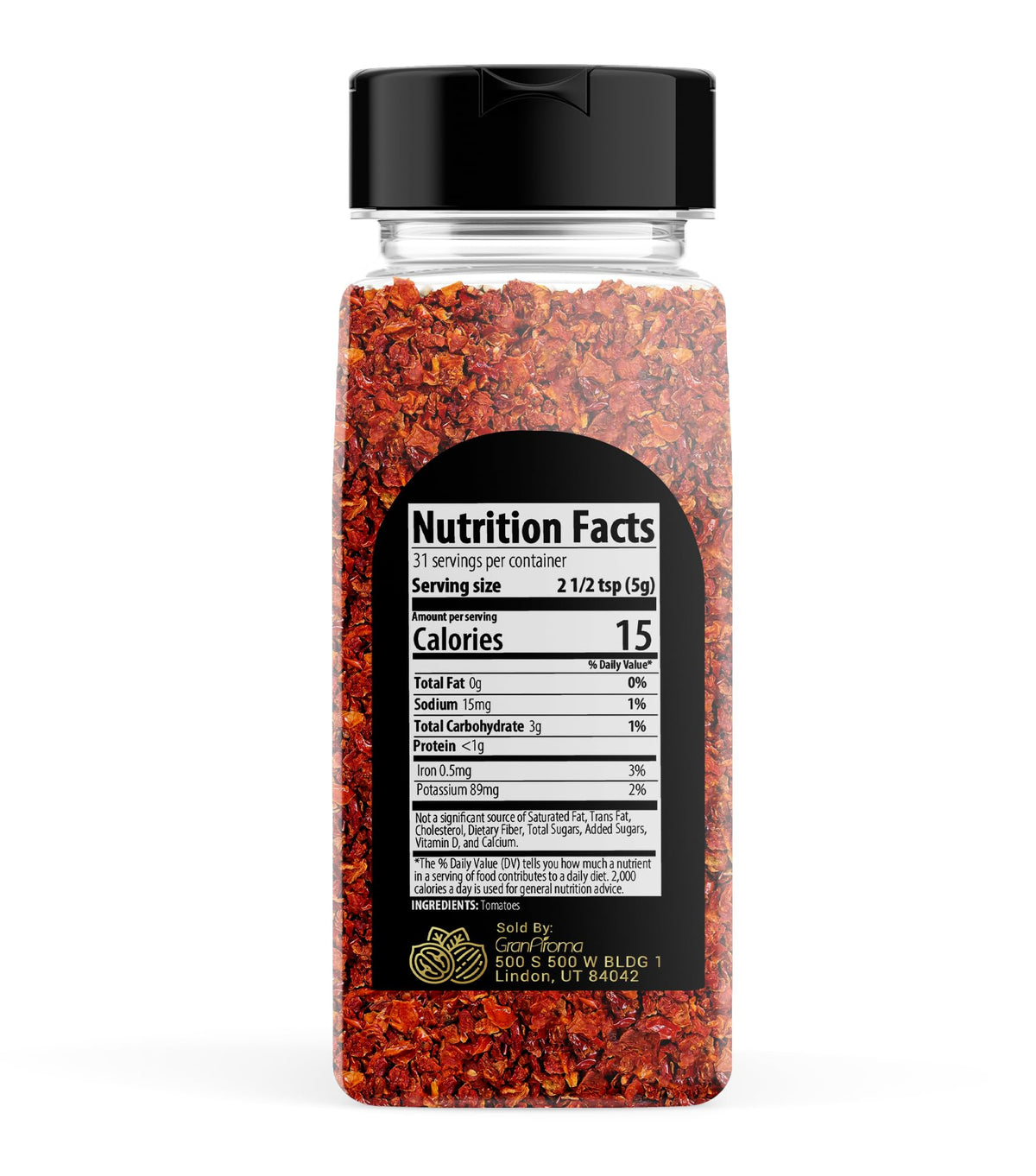 Granaroma Tomato Flakes, 5.6 Oz, Dehydrated Flakes, Soups & Sauces, Versatile