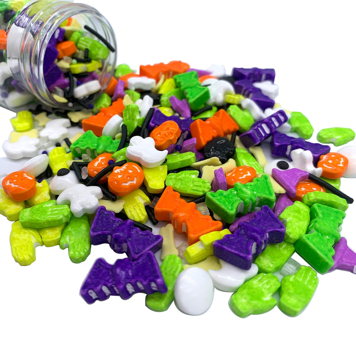 Halloween Sprinkles Edible Candy Eyes For Decorating Eyeballs Skull Bones Bats Pumpkins Sprinkles Halloween Themed Desserts Cook