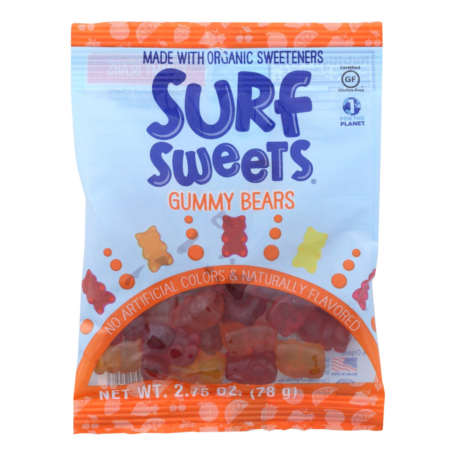 Surf Sweets Gummy Bear 90% Org