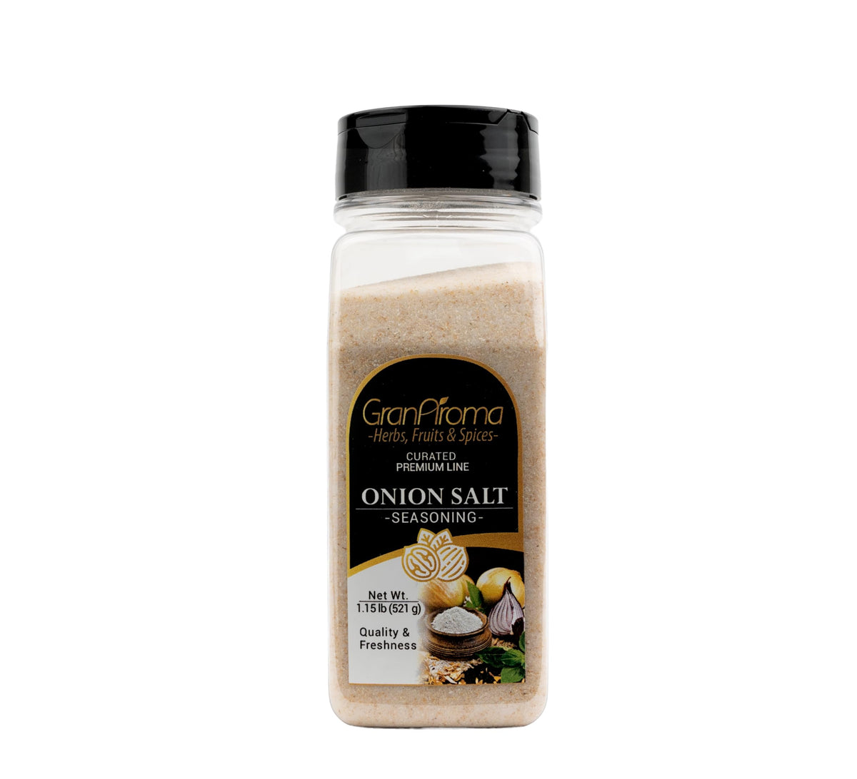 GranAroma Onion Salt, Savory Flavor, Versatile Seasoning (1.15 Pound)