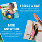 Otter Pops Freezer Bars, Fat Free Ice Pops, Original Flavors (80Ct - 1Oz Bars)
