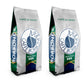 Caffè Borbone Whole Bean Coffee, Medium-Dark Roast, Decaffeinated, 2.2 lb Bag (Pack of 2)