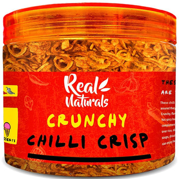 Chili Crisp (medium spicy) chilli crisp oil  without the oil . Crispy chili crunch with garlic, onion. For ramen toppings, salad