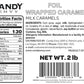 Candy Envy - Individually Wrapped Caramels - Navy Blue Wrapper - 2 Pound Bulk Navy Blue Candy