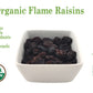 Organic Flame Raisins Seedless No Added Sugar, Non Gmo, Vegan, Pesticide Free Unsulfured Vegan Bulk Us Grown, By Baltoro Foods (30Lb)
