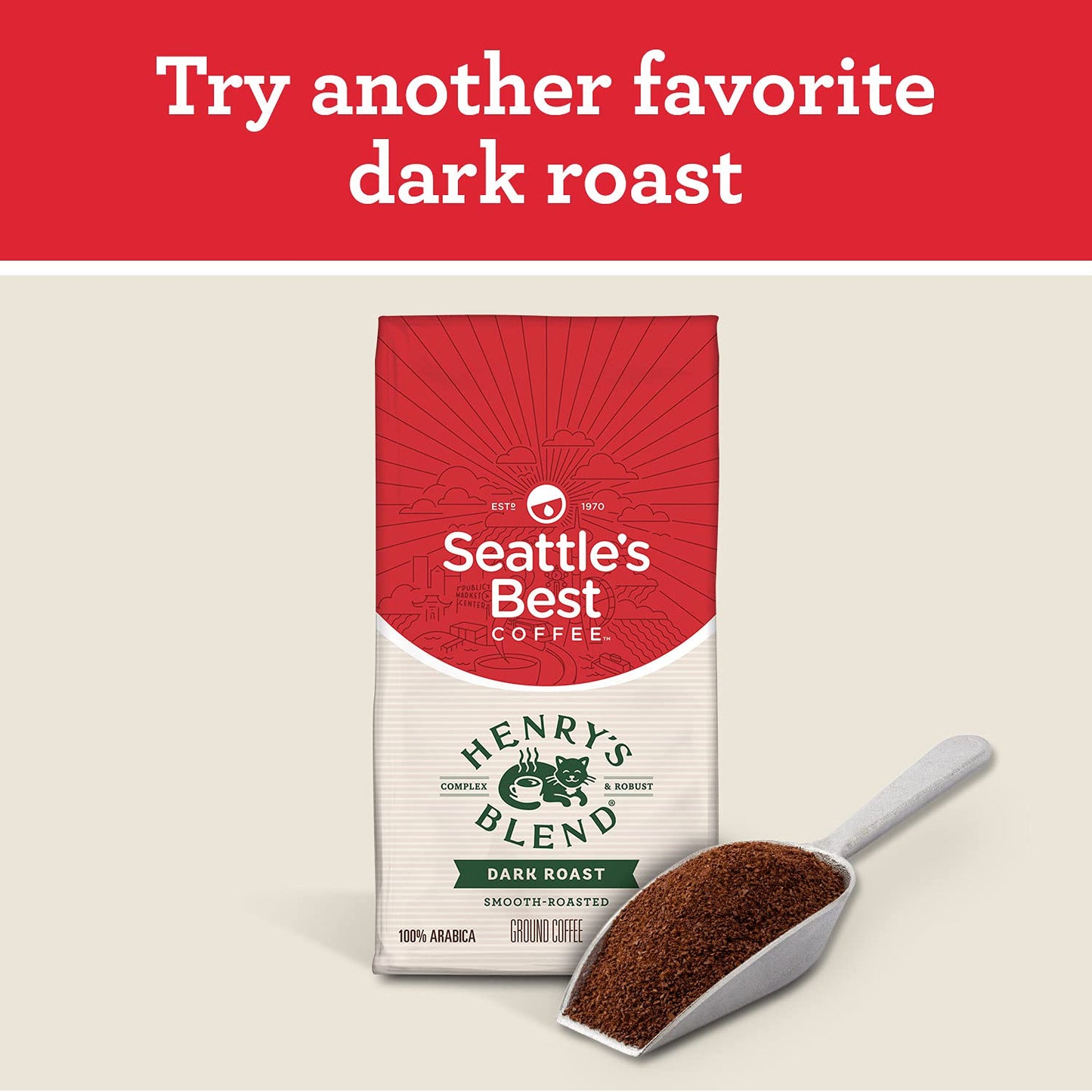 Seattle'S Best Coffee Post Alley Blend (Previously Signature Blend No. 5) Dark Roast Ground Coffee, 12 Ounce (Pack Of 1)