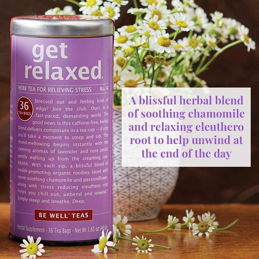 The Republic of Tea Be Well Teas Herbal Tea, Relaxed Blend, 250 Count Refill Pack