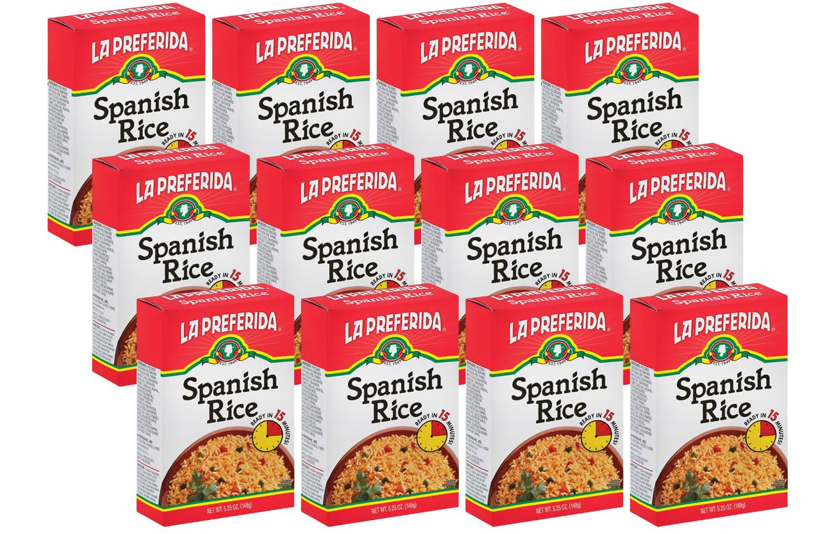 La Preferida Spanish Rice, 5.25-Ounce Boxes (Pack of 12)