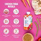 Serenity Kids 6+ Months Chicken Tikka Masala Baby Food Pouch - 3.5 Oz, Pack Of 12-5G Protein Snacks - Nutrient-Packed Chicken Meals - Ready-To-Serve Pureed Baby Food Pouch