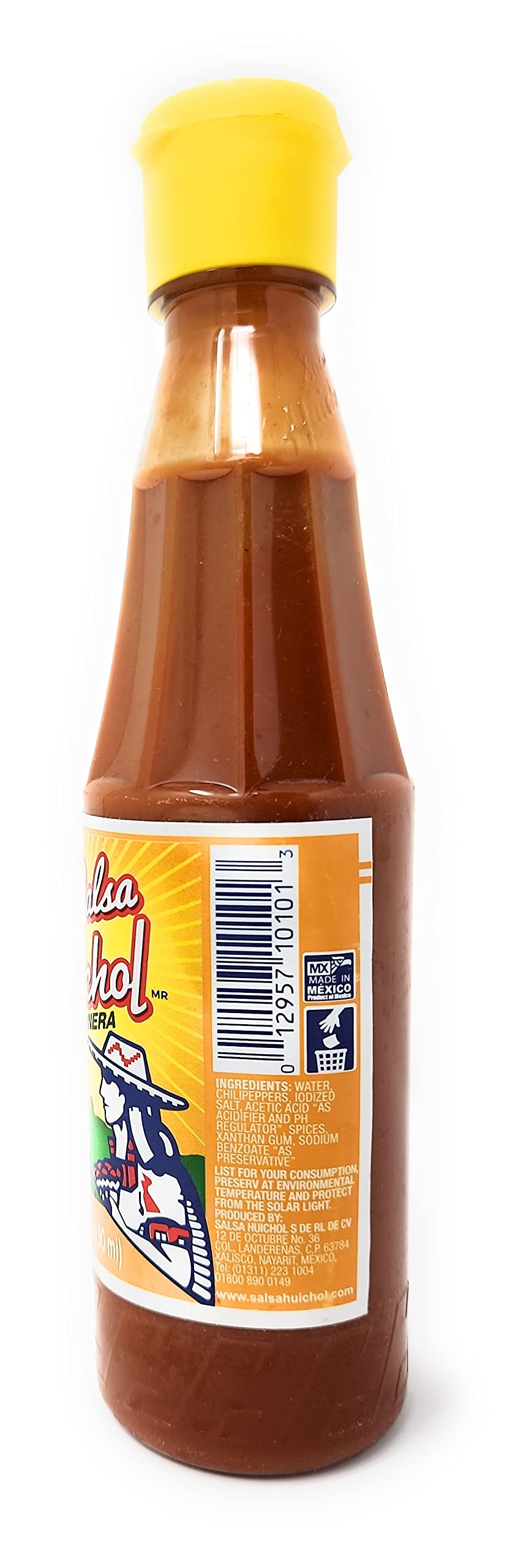 SALSA HUICHOL Variety Pack - Hot, Habanera & Negra Salsas, 6.5 Fl Oz (3 Pack)