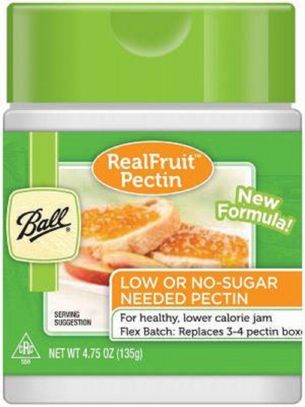 Ball RealFruitTM Low Or No-Sugar-Needed Pectin - Flex Batch 4.75 Ounce. (2 Pack)