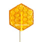 Sparko Sweets Natural Honeycomb Lollipops, Made In Usa, No Artificial Ingredients, No Corn Syrup, 40 Pieces, 1.2-Inch Diameter, 1.5 Lbs, Gold – Ideal For Tea Stirrers, Sore Throat Remedy, And Gifts