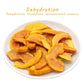 Dried Papaya 3.52Oz Fruit And Vegetable Crisp Freeze-Dried Papaya Crisp Casual Snack Dehydrated Red Heart Papaya Slice Snack 100