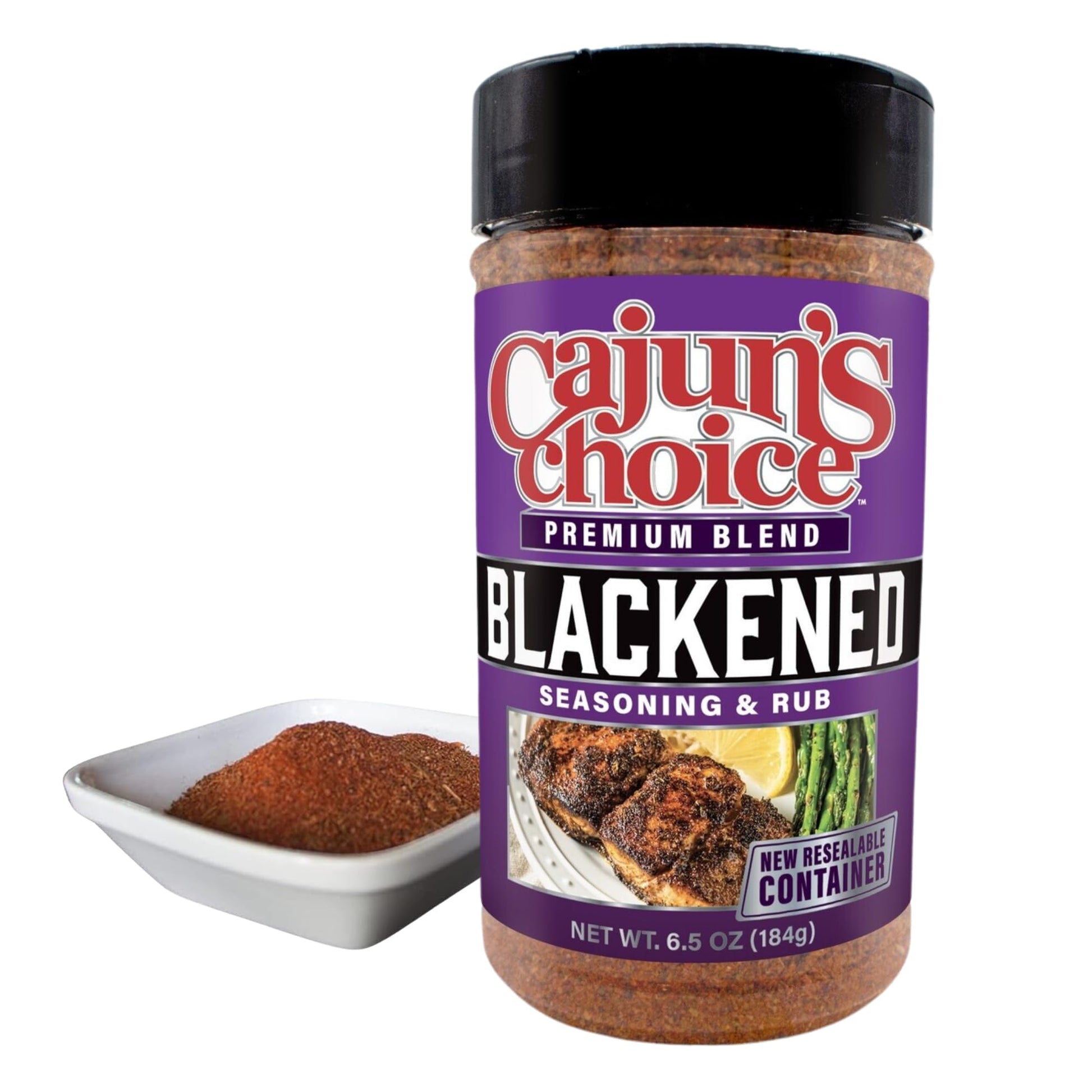 Blackened Seasoning 6.5 Oz (Pack Of 1) - Ideal For Grilling Or Cooking Fish, Chicken, Pork, Steak, Vegetables, Burgers, Salmon,