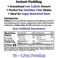 Gramzero Lemon Sugar Free Pudding Mix 12-Pack, Great For Nutrition Club Meal Replacement Shakes, Low Calorie Dessert, Stevia Swe