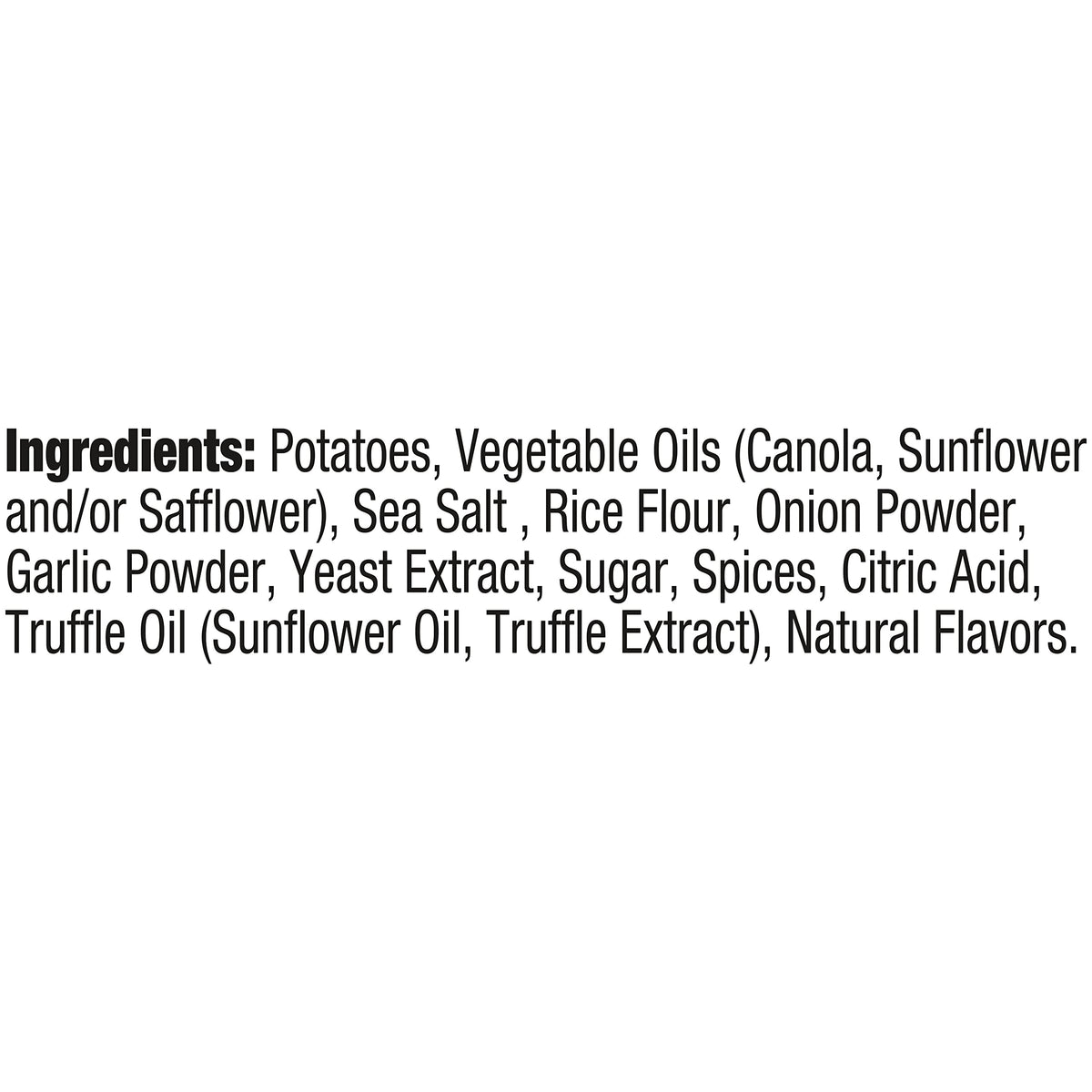 Kettle Brand Potato Chips, Krinkle Cut, Truffle Oil & Sea Salt Kettle Chips, 7.5 Oz