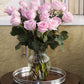 KaBloom Flowers - Mothers Day Collection - Bouquet of 18 Fresh Pink Roses (Farm-Fresh  Long-Stem) with Vase|Gift for Birthday  Anniversary  Thank You  Valentine  Mothers Day Fresh Flowers