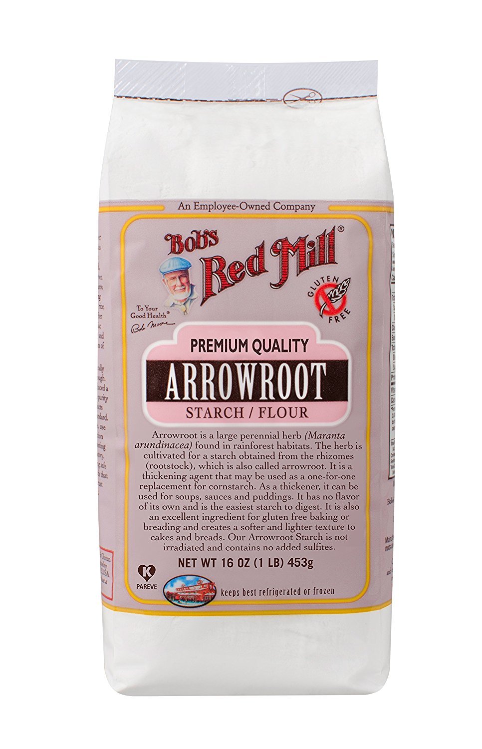 Bobs Red Mill Arrowroot Starch / Flour, 16 Ounce (Pack of 1)