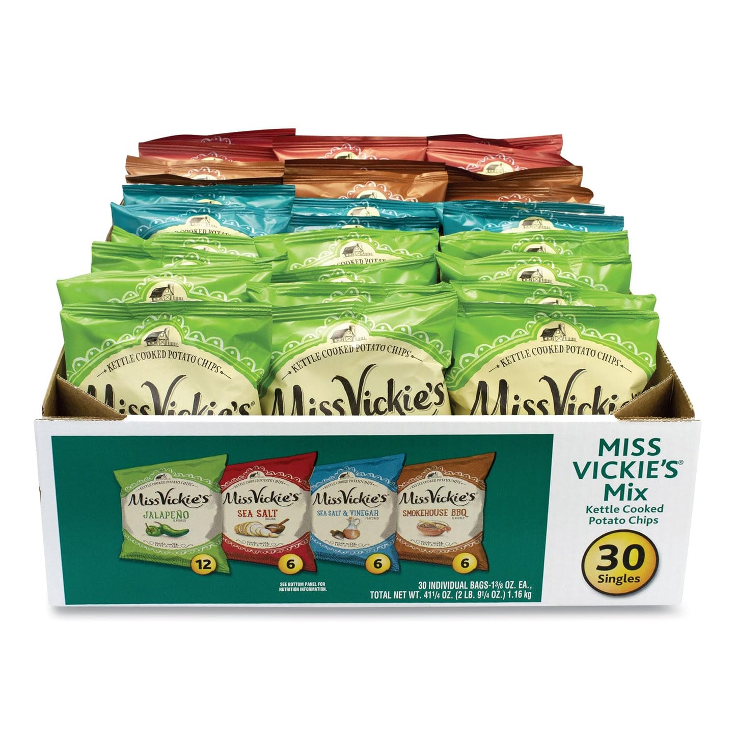 Miss Vickies Variety Mix Potato Chips (Net Wt 41.2 Oz),, ()